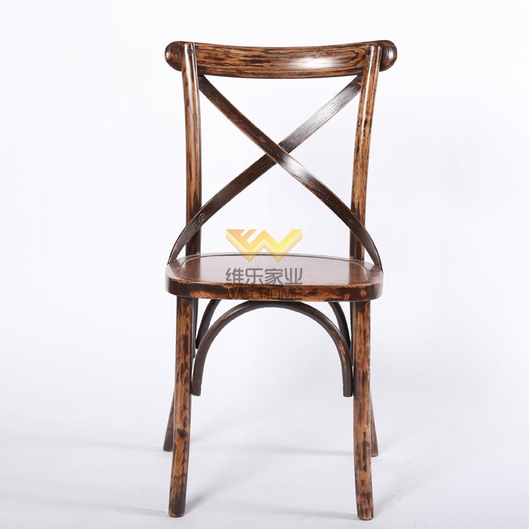 solid wood vineyard x back chair on sale