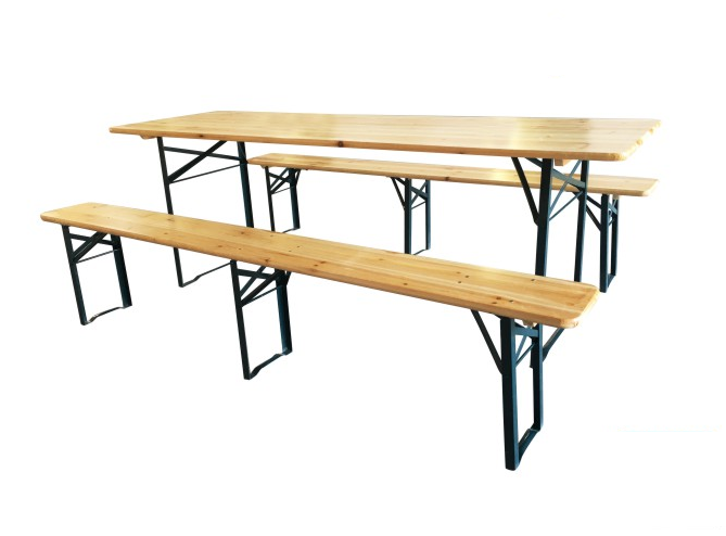 Hotsale outdoor beer table set picnic table and bench