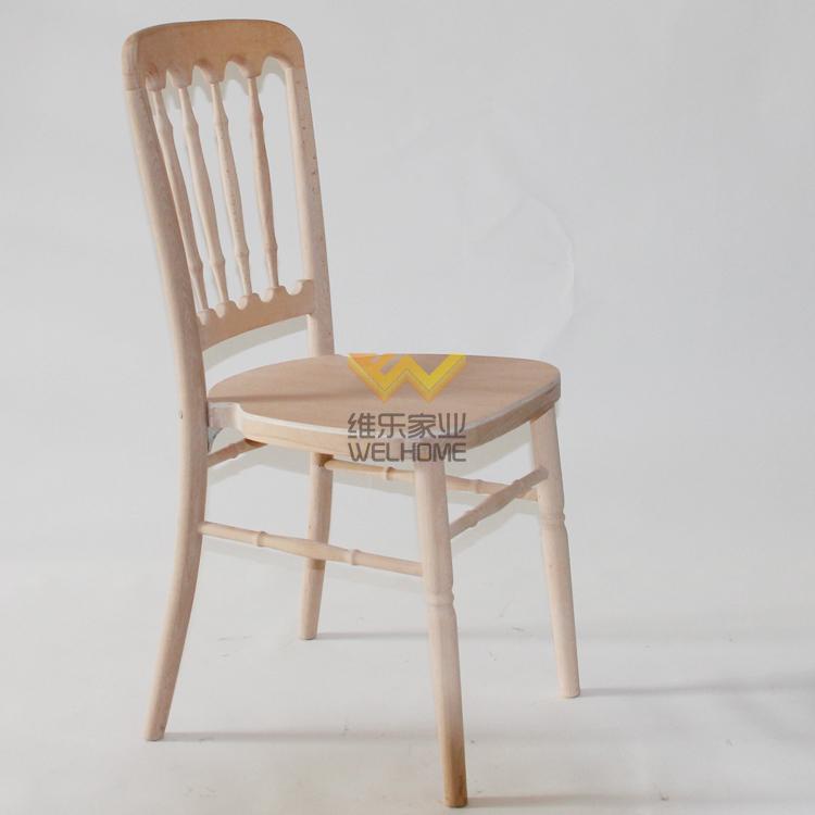 Limewash solid wood chateau chair for wedding/event