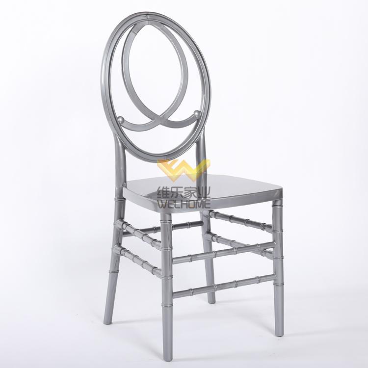 Silver Wooden Phoenix Chair for wedding/event 