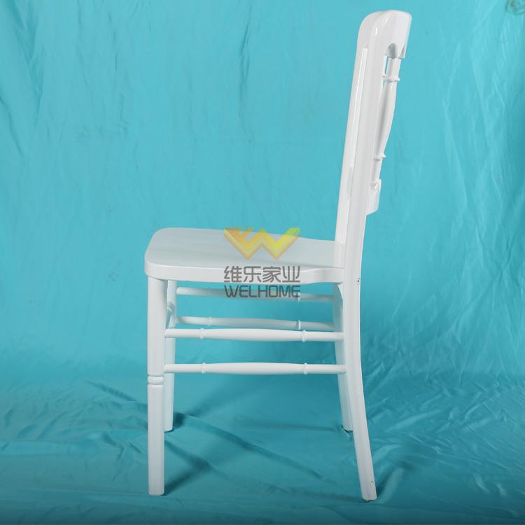 White solid wood Chateau chair for wedding/event