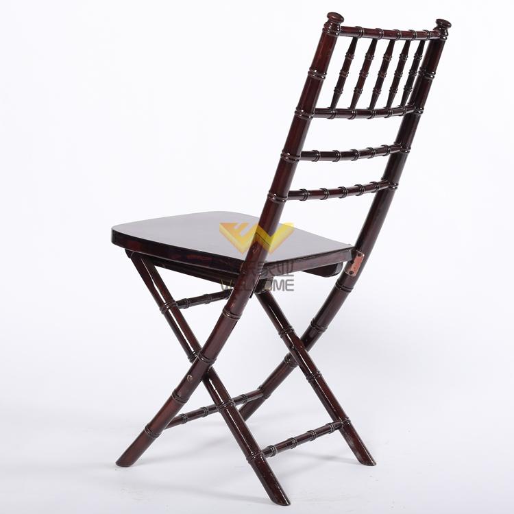 Beech wood chiavari folding chair for wedding/event