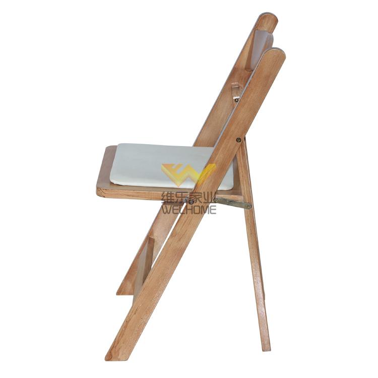 high quality solid beech wood folding chair for wedding china