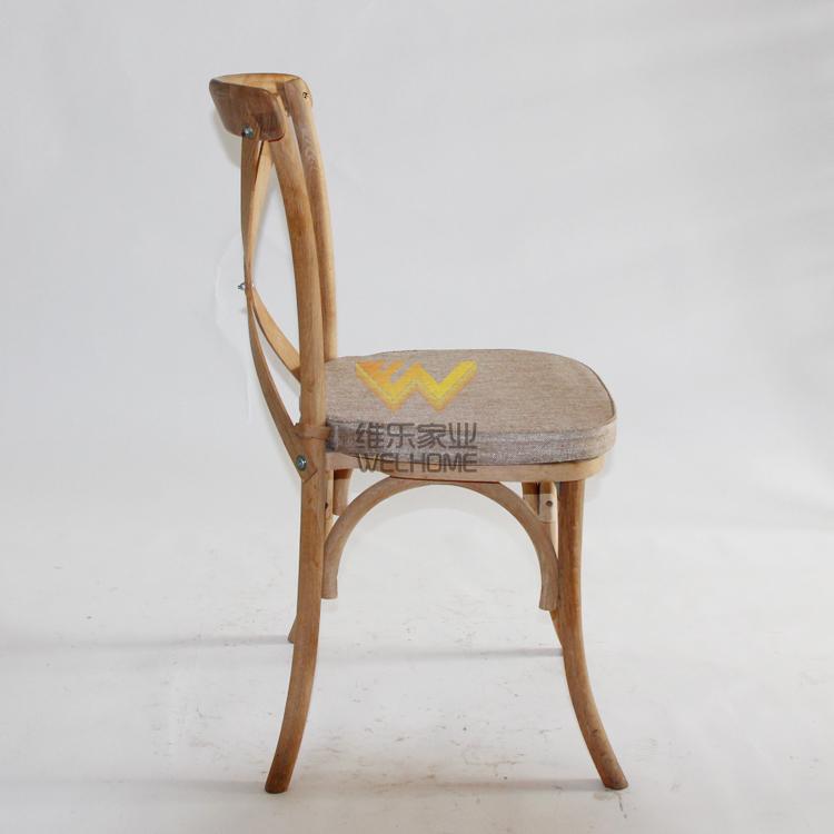 top quality oak crossback chair for rental