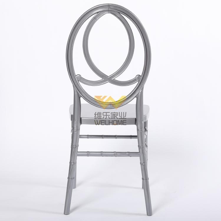 Silver Wooden Phoenix Chair for wedding/event 