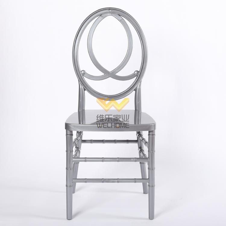 Silver Wooden Phoenix Chair for wedding/event 