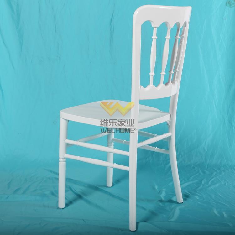White solid wood Chateau chair for wedding/event