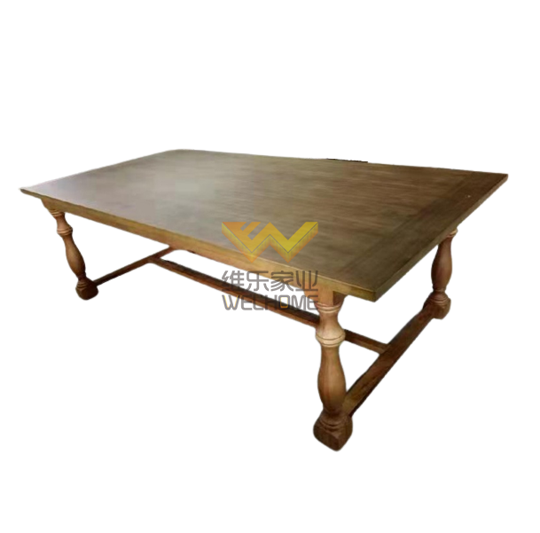 Antique Rustic Solid Pine Folding Farm Table