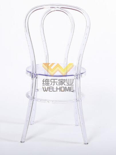 Clear Vienna thonet chair for wedding/event