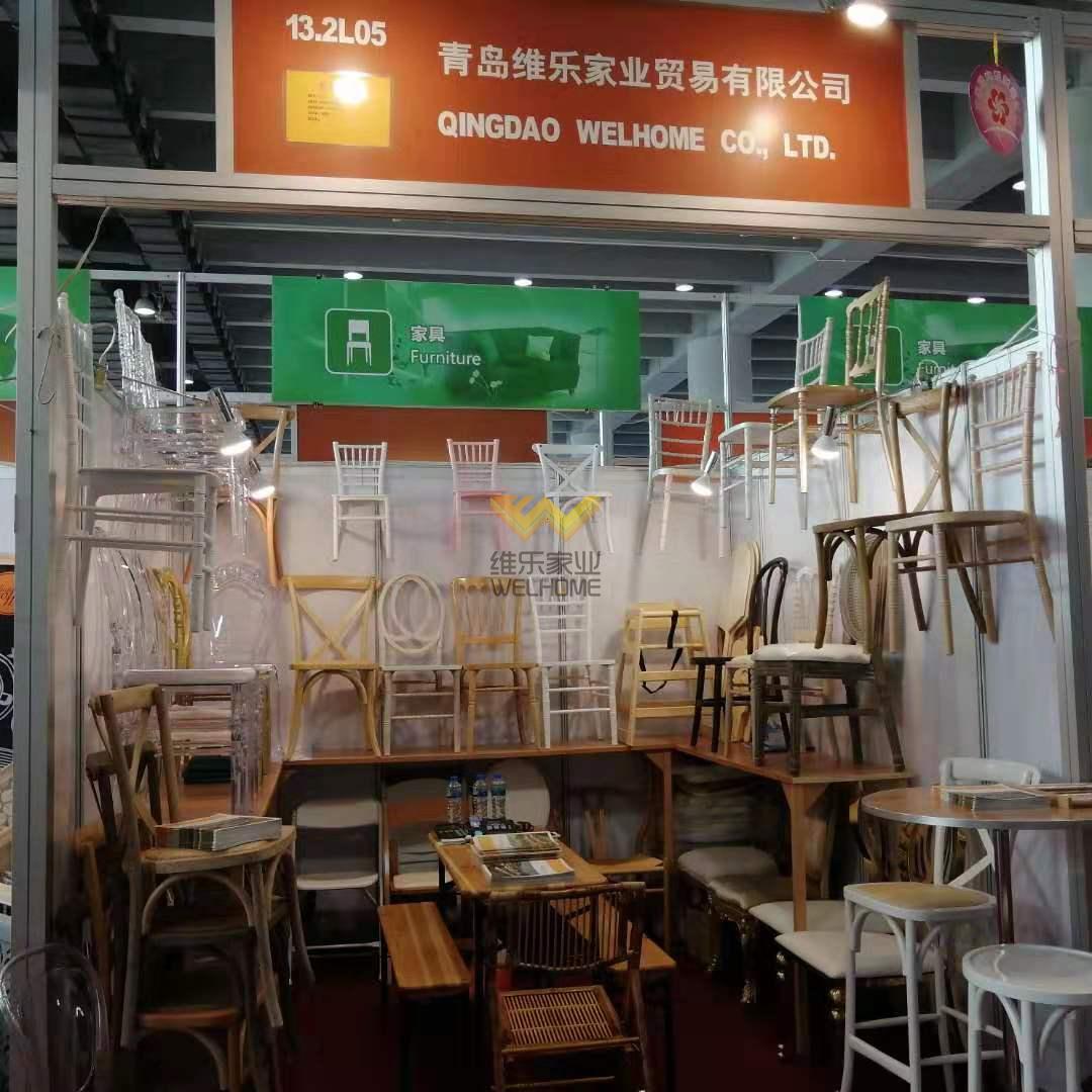 Canton Fair and Shanghai Furniture Fair every year