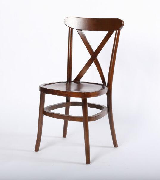 mahogany crossback chair