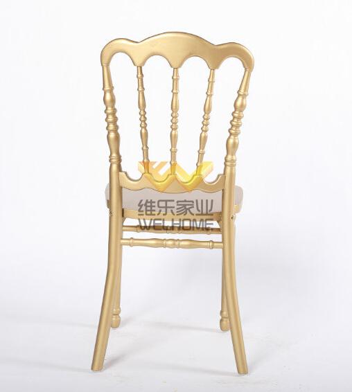 Golden Wooden Napoleon Chair for wedding/event