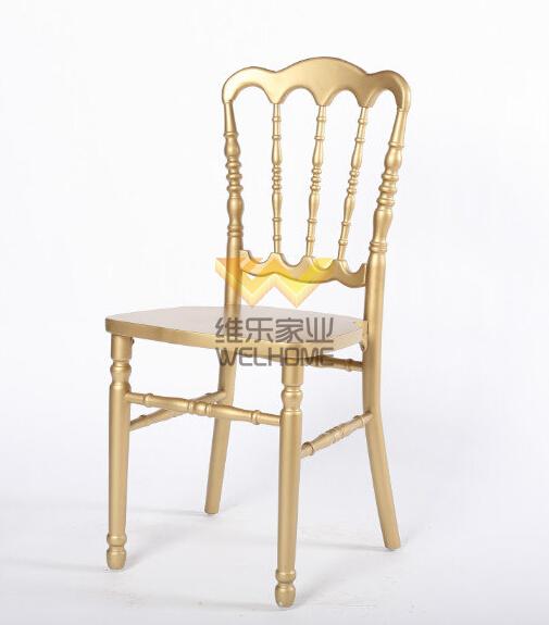 Golden Wooden Napoleon Chair for wedding/event