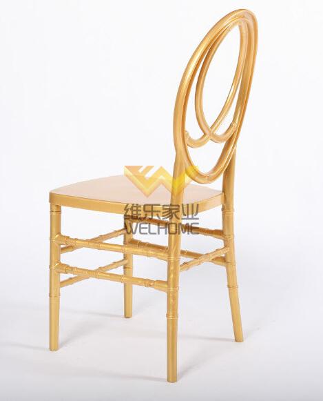 Golden resin phoenix chair supplier