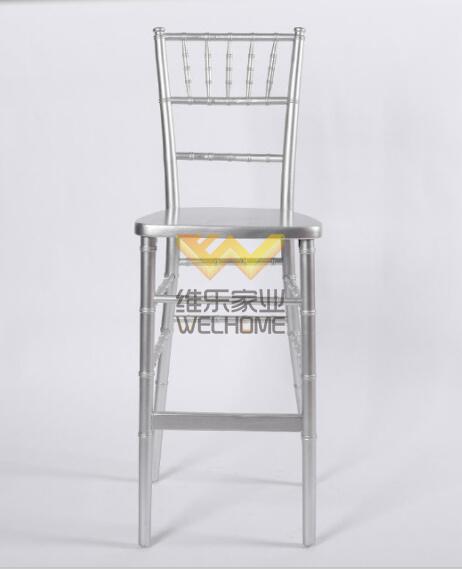 Silver Chiavari bar stool