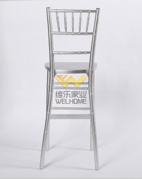 Silver Chiavari bar stool