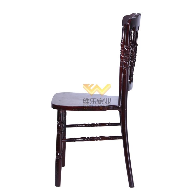 high quality solid beech wood napoleon chair for rental