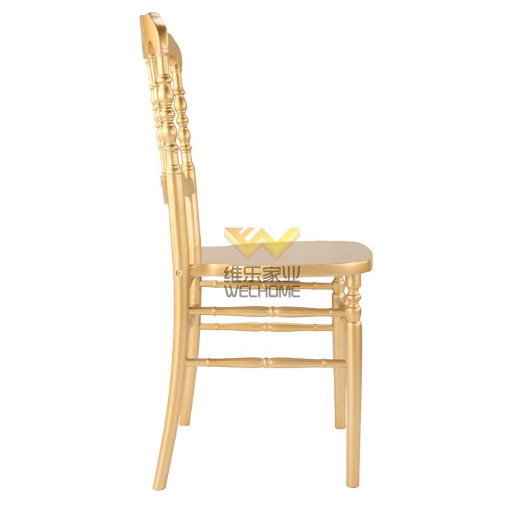 hotsale solid wood napoleon chair for rental