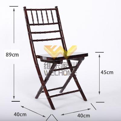 Beech wood chiavari folding chair for wedding/event