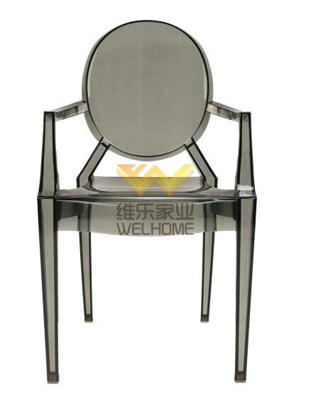 Smoke resin ghost chair for event/wedding