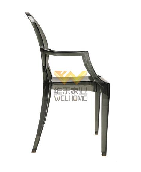 Smoke resin ghost chair for event/wedding